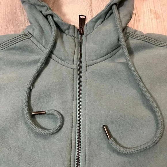 Carhartt Sherpa Fleece Lined Full Zip Hoodie Sweater W Med Warm Gorp Workwear - Picture 4 of 12